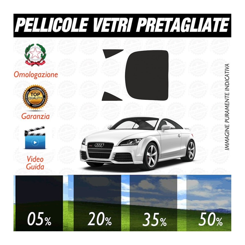 Audi A4 Avant 16-17 Pellicole Oscuramento Vetri Auto Pre Tagliate a Misura