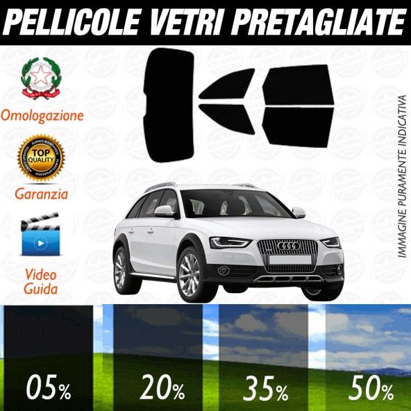 Audi A4 Avant 16-17 Pellicole Oscuramento Vetri Auto Pre Tagliate a Misura