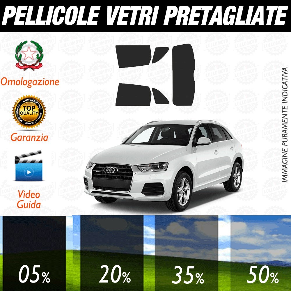 Audi A8 04-09 Pellicole Oscuramento Vetri Auto Pre Tagliate a Misura