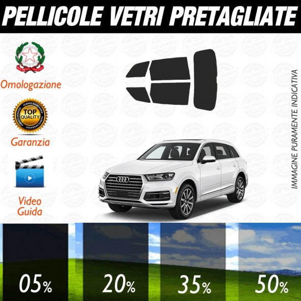 Audi Q3 15-17 Pellicole Oscuramento Vetri Auto Pre Tagliate a Misura