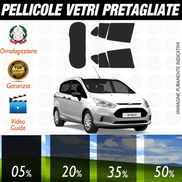 Pellicola Oscurante Auto Ford Grand C-Max 2011-2016 LOLLOMOTO - Pre-tagliata 35% Chiara