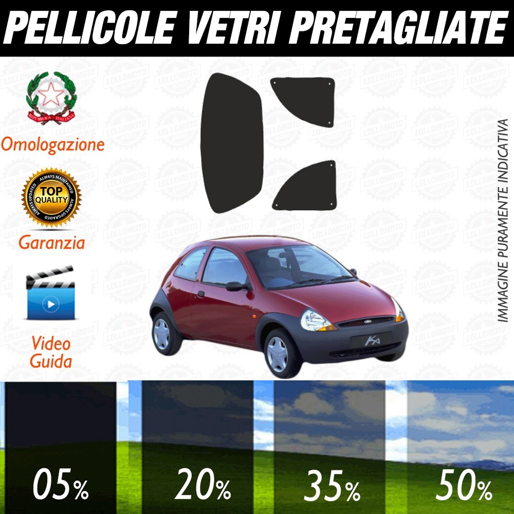 Ford Gran C Max 11-17 Pellicole Oscuramento Vetri Auto Pre Tagliate a Misura