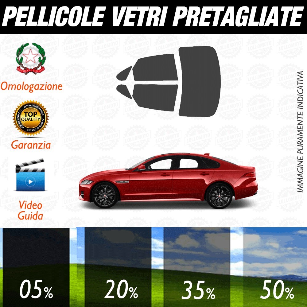 Jaguar Xf / Xfr Sedan 10-13 Pellicole Oscuramento Vetri Auto Pre Tagliate a Misura