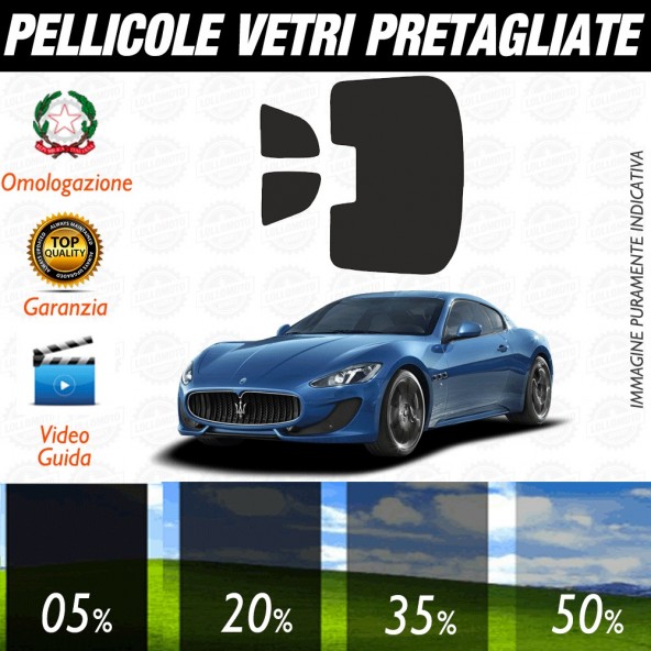 Maserati Ghibly 14-17  Pellicole Oscuramento Vetri Auto Pre Tagliate a Misura Posteriore
