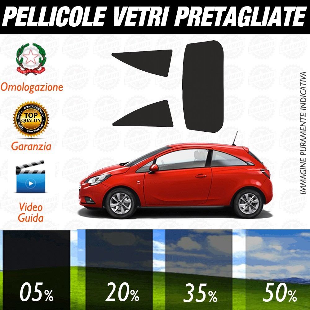Opel Astra Tourer Sw 10-17 Pellicole Oscuramento Vetri Auto Pre Tagliate a Misura