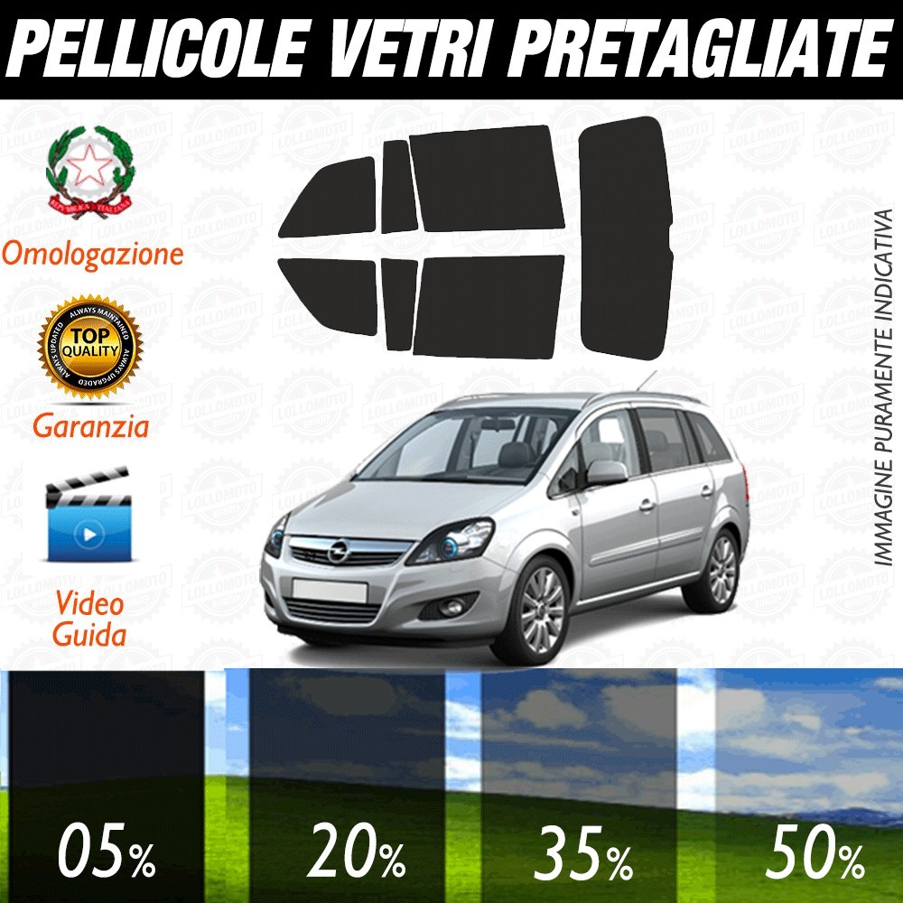 Opel Meriva 10-17 Pellicole Oscuramento Vetri Auto Pre Tagliate a Misura
