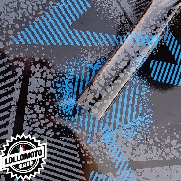 Street Camo Azzurro Pellicola Adesiva Mimetica Car Wrapping Adesiva Rivestimento Auto Moto