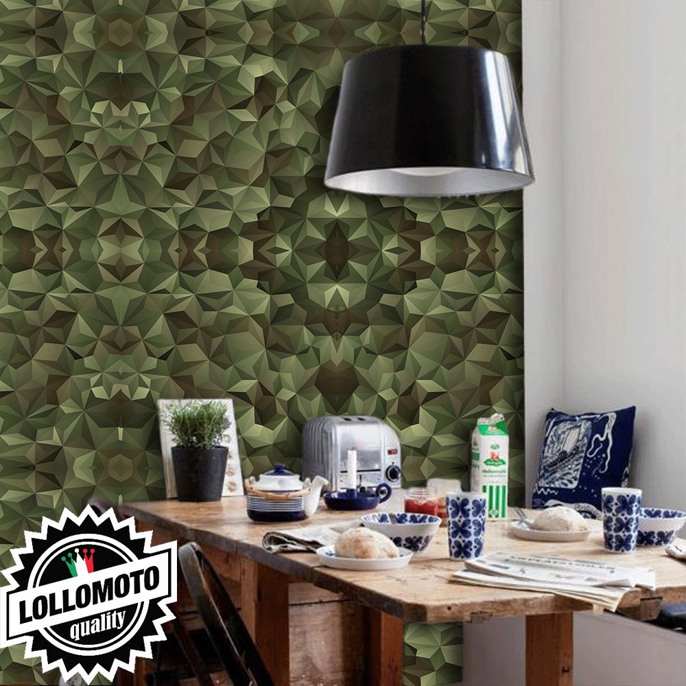 Carta da Parati Skull Anarchy Interior Design Arredamento Personalizzato Wall Paper