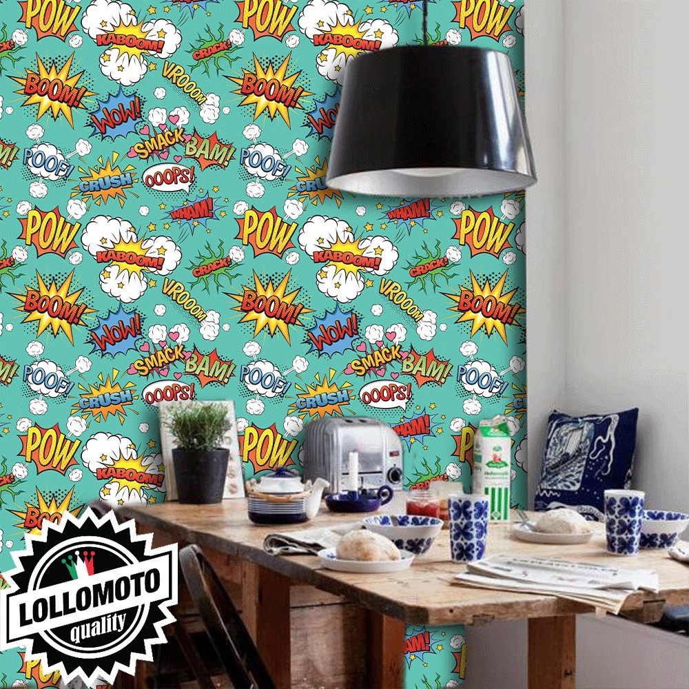 Carta da Parati Colorful Roses Interior Design Arredamento Personalizzato Wall Paper