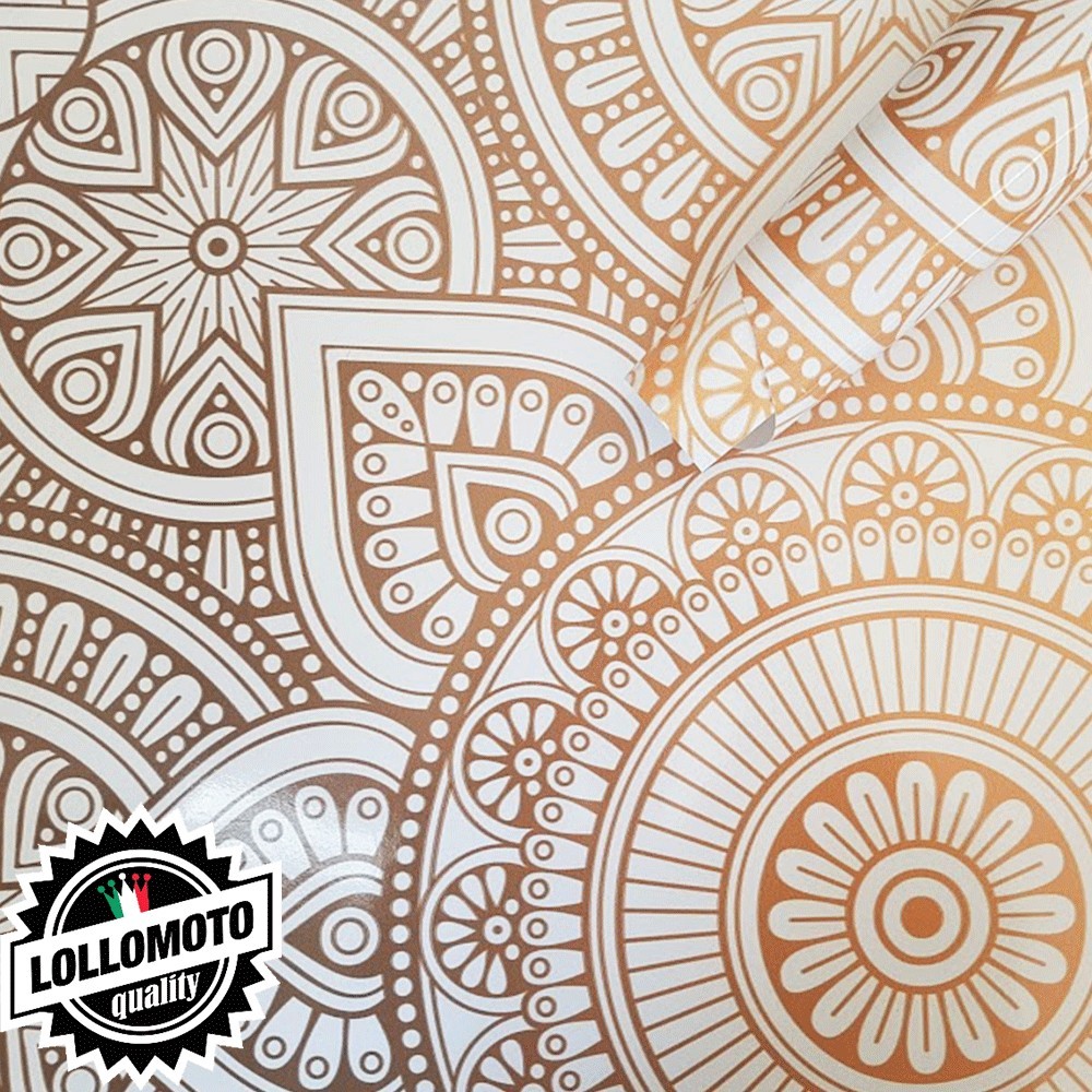 Gold Decoration Black Pellicola Car Wrapping Adesiva Rivestimento Auto Mimetica