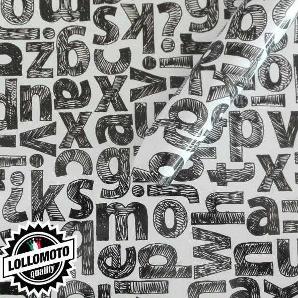 Trama Teschi e Cuori Pellicola Car Wrapping Adesiva Rivestimento Auto Mimetica