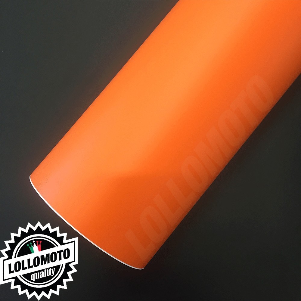 Arancione Opaco Pellicola Adesiva Rivestimento Auto Car Wrapping Arancio
