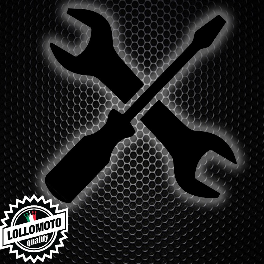 2x Adesivi Chiave e Giravite Incrociati Meccanico Appassionato