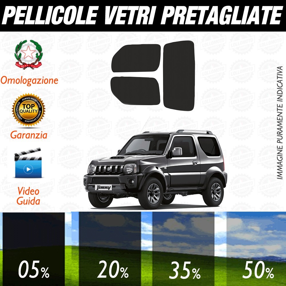 Suzuki Grand Vitara 99-05 Pellicole Oscuramento Vetri Auto Pre Tagliate a Misura