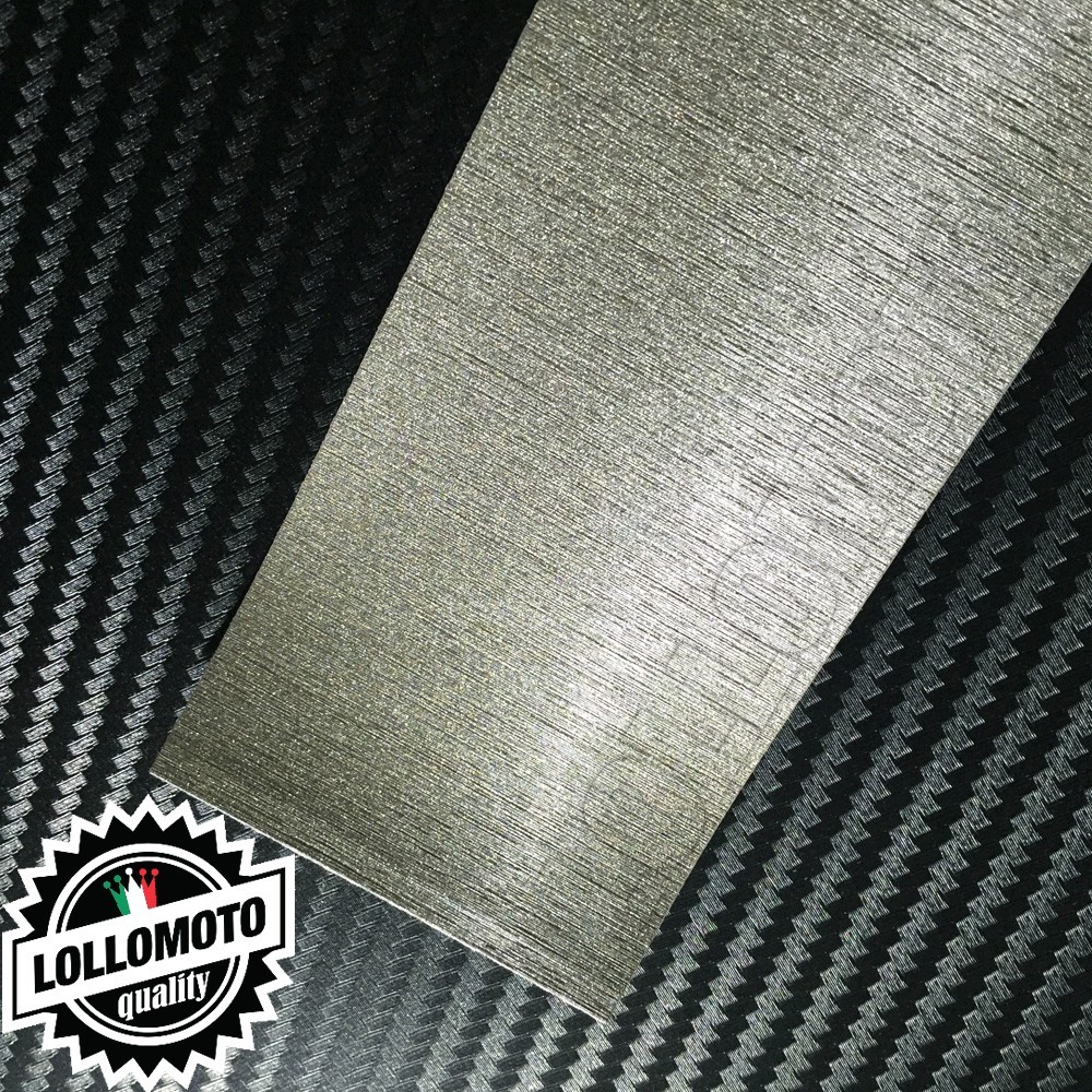 Platinum Grey Spazzolato Pellicola Cast Professionale Adesiva