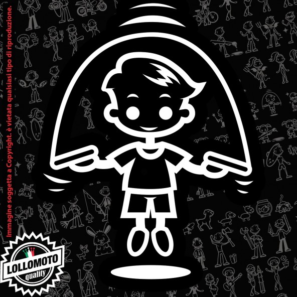 Bambino Karate StickMan© 2.0 Bianchi e Neri Adesivi Famiglia Vetro Auto Stickers Family Stickers Family Decal