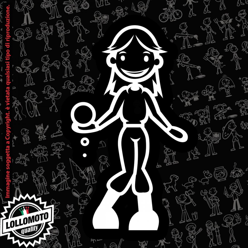 Mamma Artista StickMan© 2.0 Bianchi e Neri Adesivi Famiglia Vetro Auto Stickers Family Stickers Family Decal