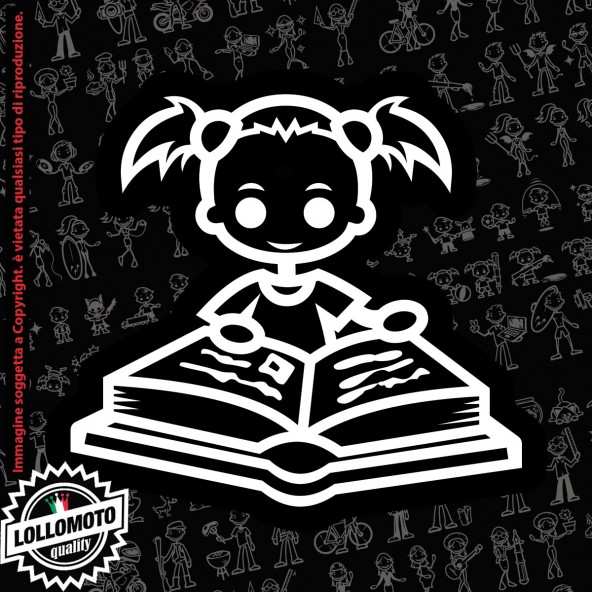 Bambina Angelo StickMan© 2.0 Bianchi e Neri Adesivi Famiglia Vetro Auto Stickers Family Stickers Family Decal