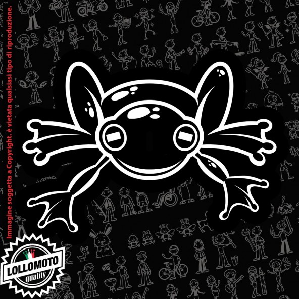 Coniglio StickMan© 2.0 Bianchi e Neri Adesivi Famiglia Vetro Auto Stickers Family Stickers Family Decal