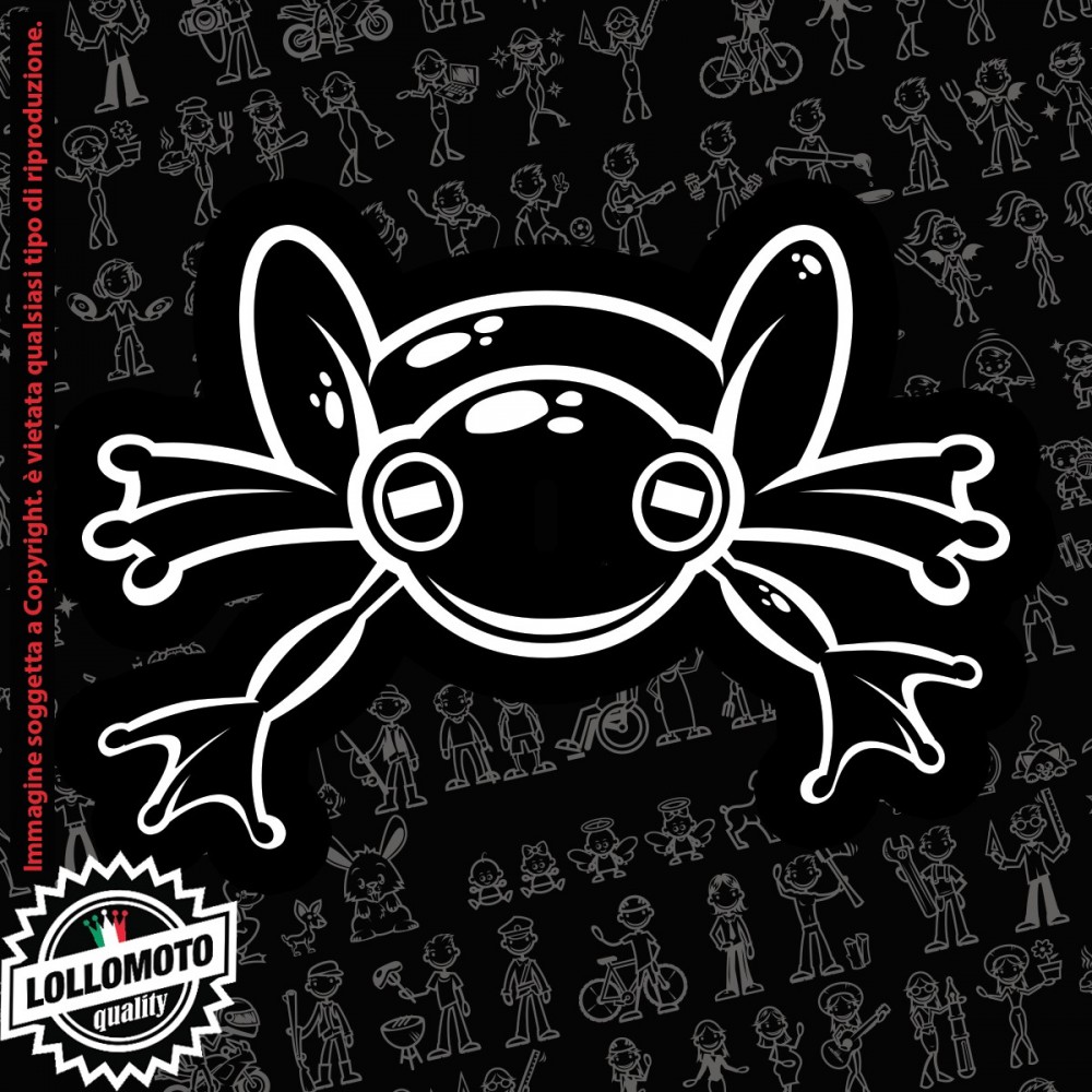 Coniglio StickMan© 2.0 Bianchi e Neri Adesivi Famiglia Vetro Auto Stickers Family Stickers Family Decal