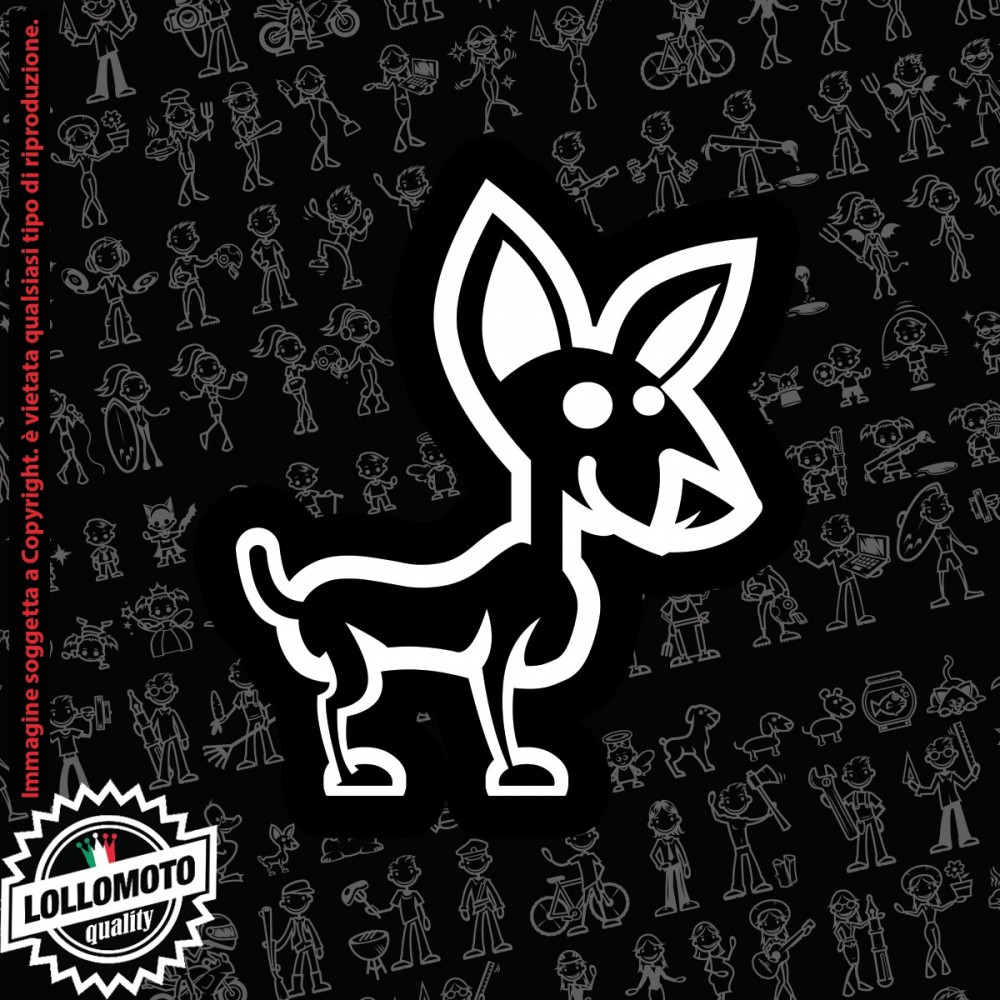 Cane Labrador StickMan© 2.0 Bianchi e Neri Adesivi Famiglia Vetro Auto Stickers Family Stickers Family Decal