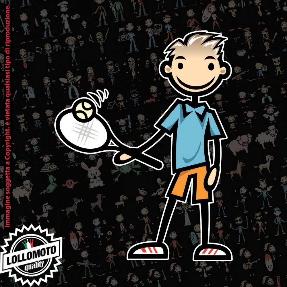 Papà Tecnico StickMan© 2.0 Colorati Adesivi Famiglia Vetro Auto Stickers Family Stickers Family Decal