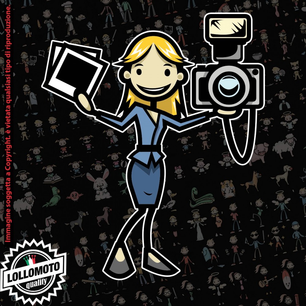 Mamma con Computer StickMan© 2.0 Colorati Adesivi Famiglia Vetro Auto Stickers Family Stickers Family Decal