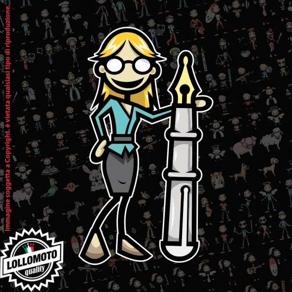 Mamma con Chitarra StickMan© 2.0 Colorati Adesivi Famiglia Vetro Auto Stickers Family Stickers Family Decal