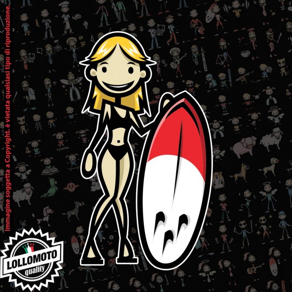 Mamma Pescatrice StickMan© 2.0 Colorati Adesivi Famiglia Vetro Auto Stickers Family Stickers Family Decal