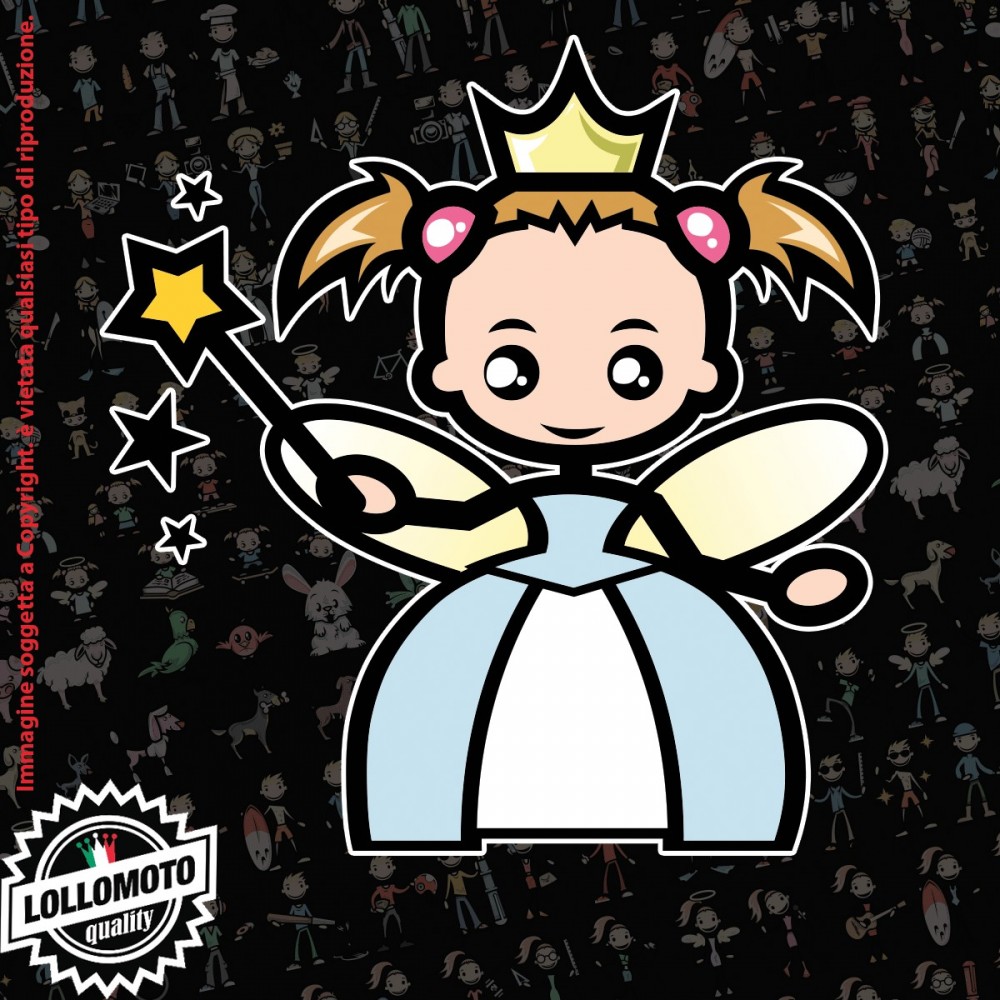 Bambina Mascherata StickMan© 2.0 Colorati Adesivi Famiglia Vetro Auto Stickers Family Stickers Family Decal