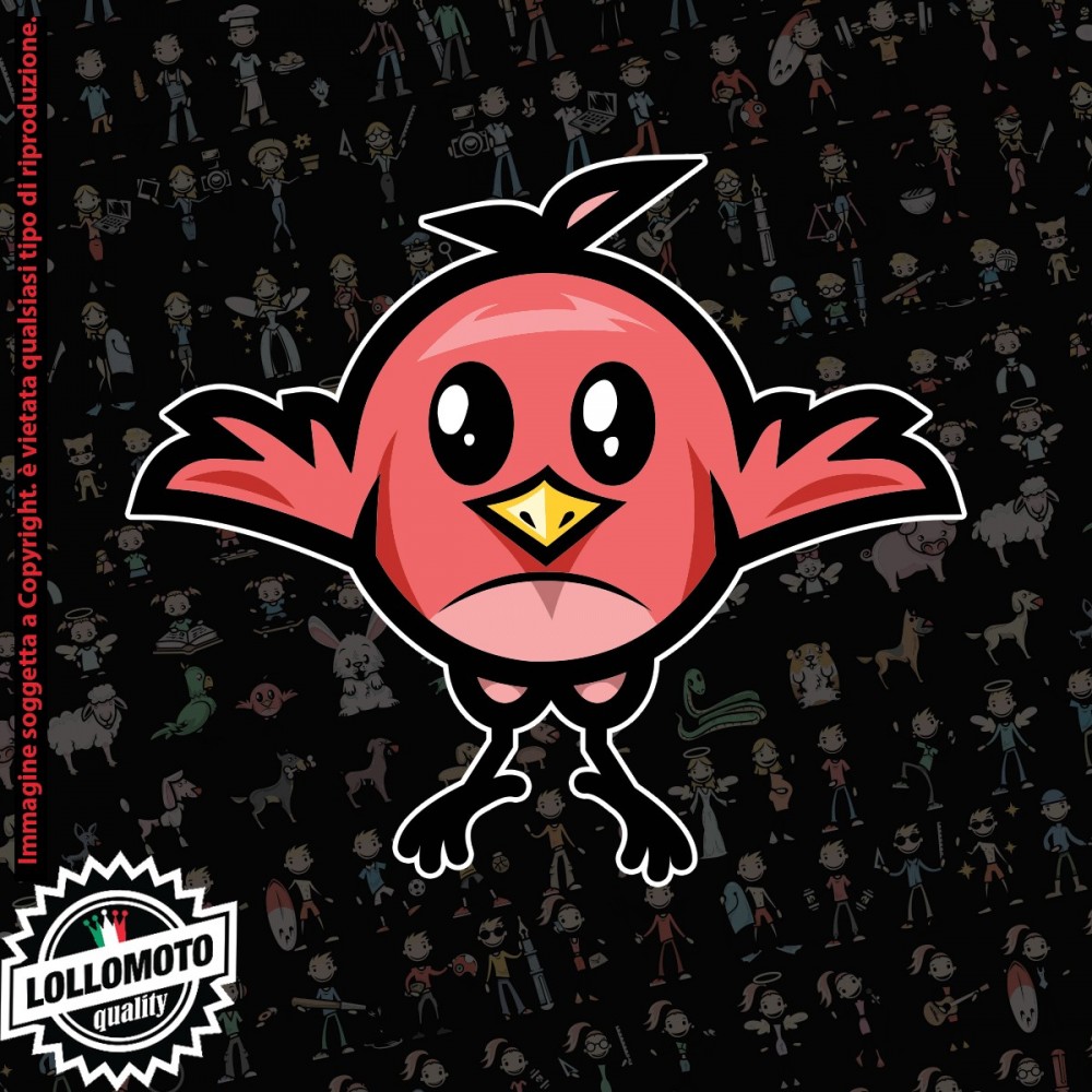 Pappagallo StickMan© 2.0 Colorati Adesivi Famiglia Vetro Auto Stickers Family Stickers Family Decal