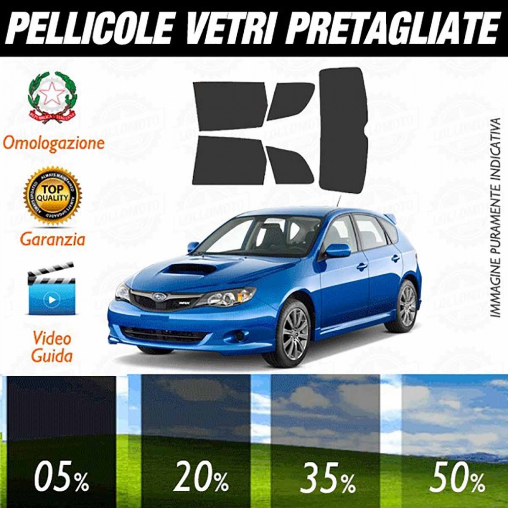 Subaru Impreza Wagon WRX 04-07 Pellicole Oscuramento Vetri Auto