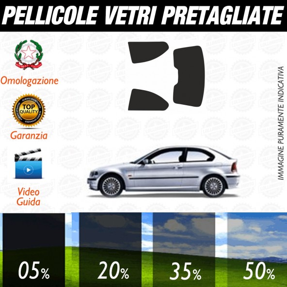 Bmw Serie 3 Touring dal 2000 al 2006 Pellicole Oscuramento Vetri Auto Pre Tagliate a Misura