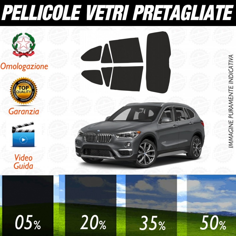 Bmw Serie 6 Cabrio dal 2011 ad OGGI Pellicole Oscuramento Vetri Posteriori Auto Pre Tagliate a Misura