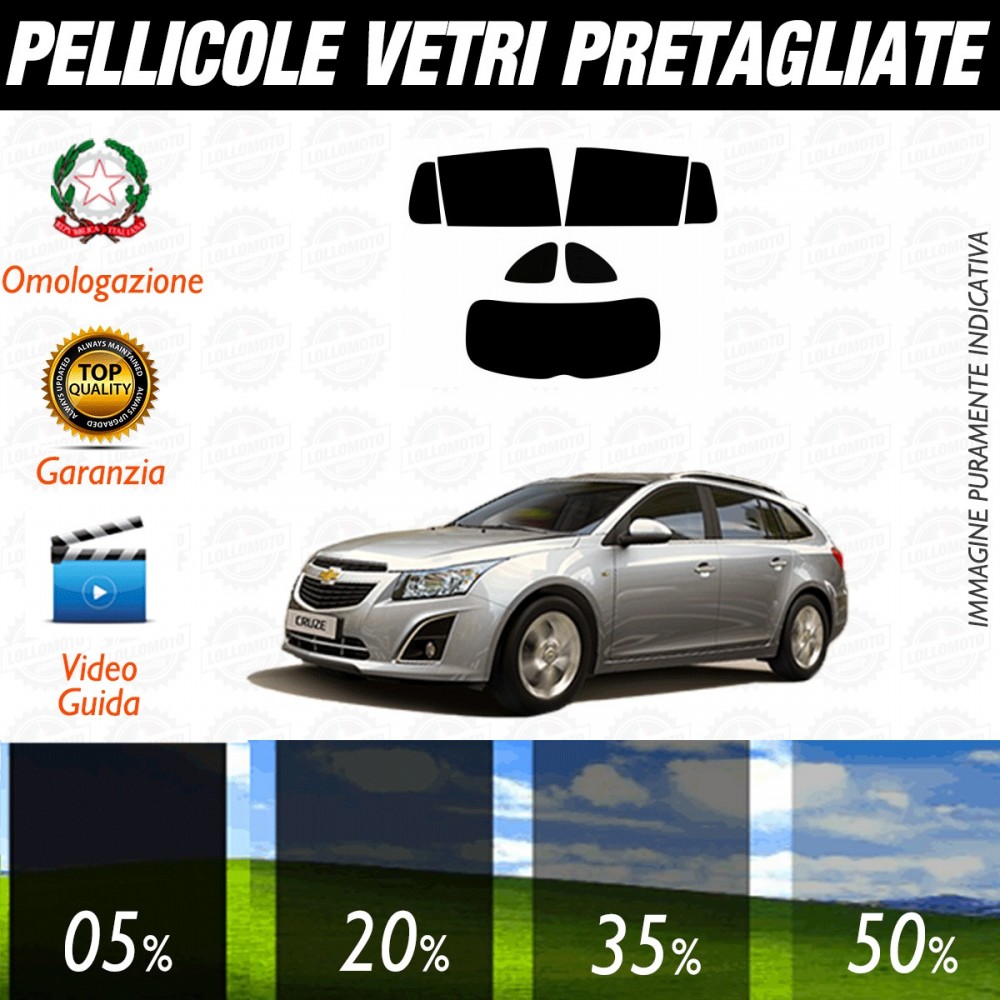 Chevrolet Corvette dal 2011 ad OGGI Pellicole Oscuramento Vetri Posteriori Auto Pre Tagliate a Misura