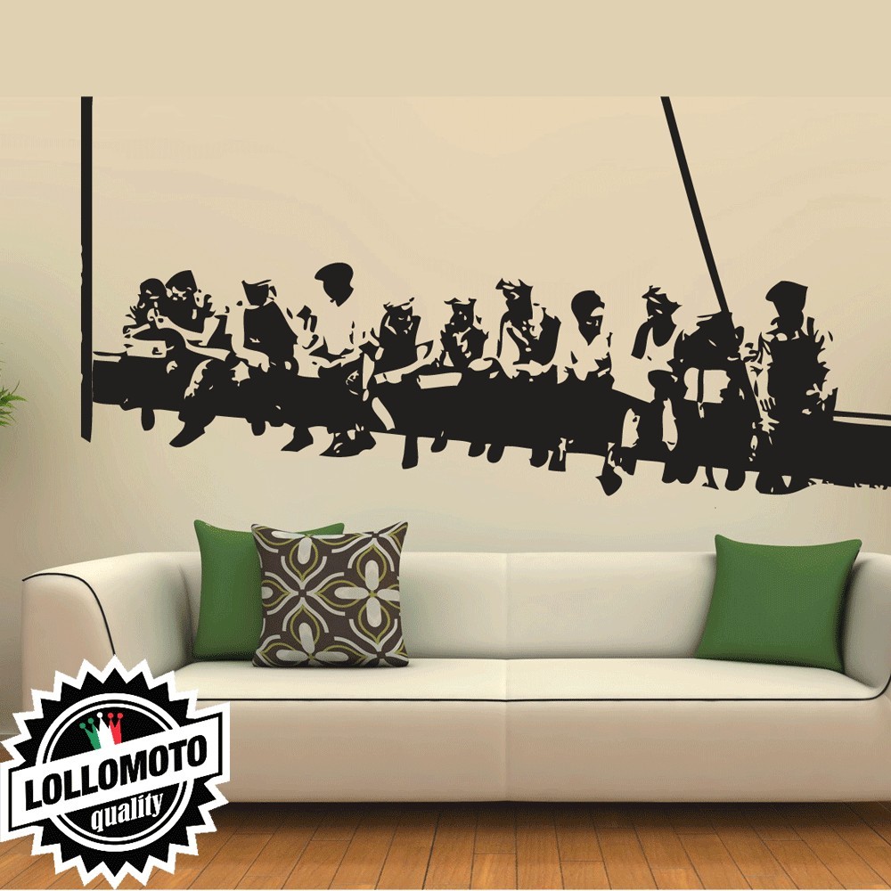 Londra Trave Lavoratori Pranzo Wall Stickers Adesivo Murale